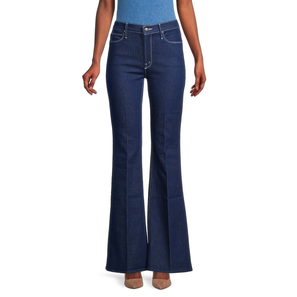 MOTHER The Country Doozy 24 Ohh La La Dark Wash 70s Flare Jeans - Picture 7 of 16